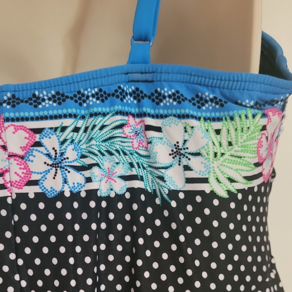 Coco Reef Playa Dot Harmony Underwire Tankini Top - Picture 7 of 9